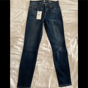 For All Man Kind 7 Jeans, Size 26 , Dark Blue Wash
